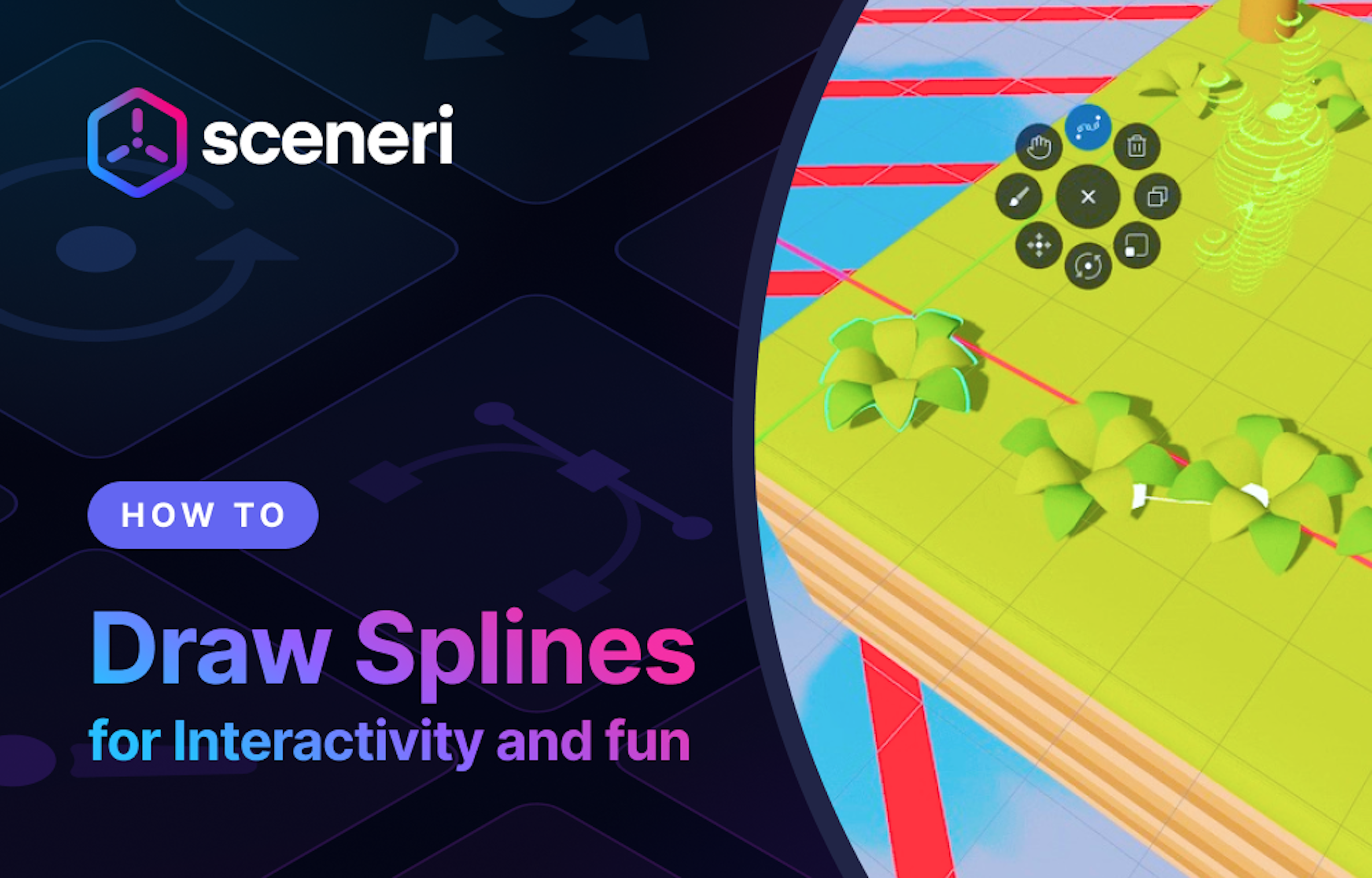 How to - Add Interactivity with the Spline Tool